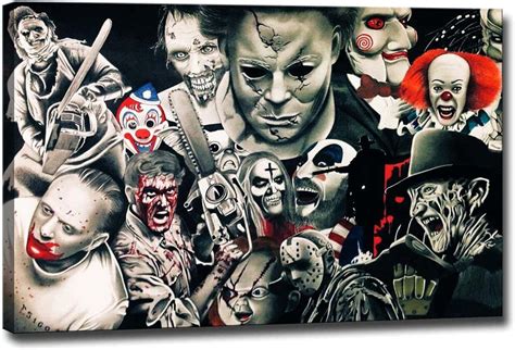 Download Popular Horror Movie Icons: Scary and Iconic Wallpaper ...