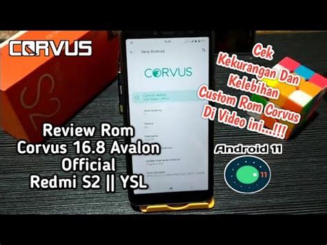 Review Rom Corvus Os Avalon Official Di Redmi S Ysl Based