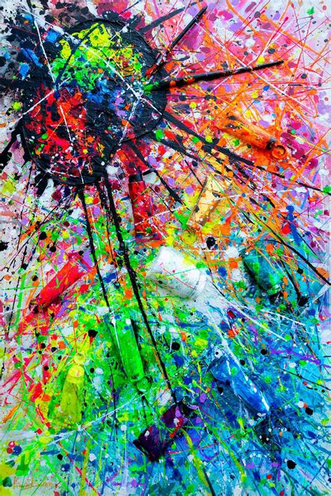 Artistic soul - Colourful Abstract Painting 3d Wall Art Painting by ...