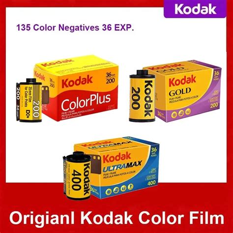 Kodak Pel Cula Original De Mm Exposici N Por Rollo Colorplus