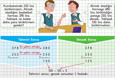 3 Sınıf Çıkarma İşleminde Sonucu Tahmin Etme Konu Anlatımı