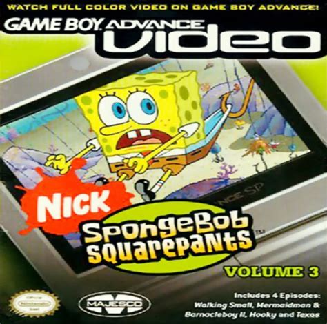 Game Boy Advance Video Spongebob Squarepants Volume 3 Videos For Nintendo Gameboy Advance