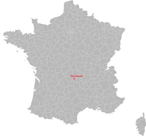 CARTE DE BOURBOULE Situation géographique et population de Bourboule