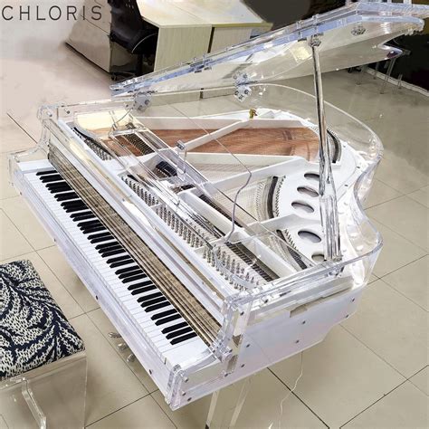 New Design Of Crystal Piano Hg 180A Install With Luxurious Crystal