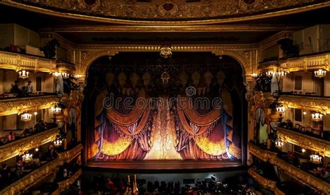 Mariinsky Theatre Hall Theater Stage Of Opera And Ballet Scene