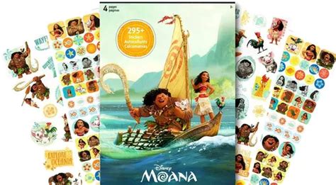 Disney Moana Libro Para Colorear Y Actividades Con Pegatin En Venta