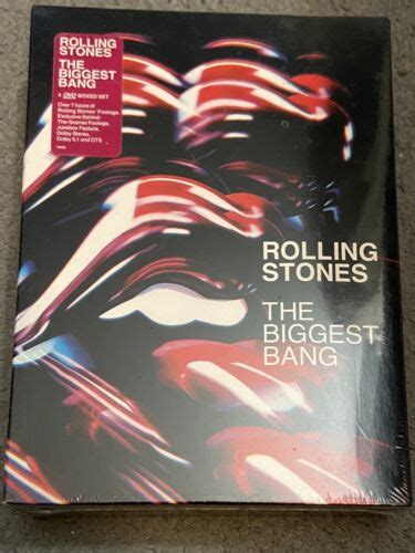 Brand New Promo Copy Rolling Stones The Biggest Bang Dvd Disc Set