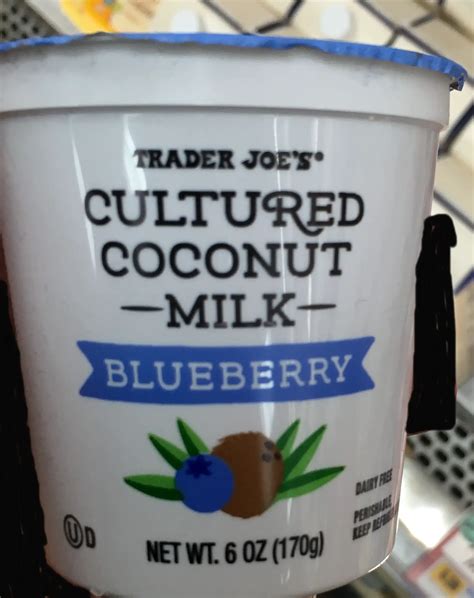 Trader Joe S Coconut Yogurt Cultured Blueberry Trader Joe S Reviews