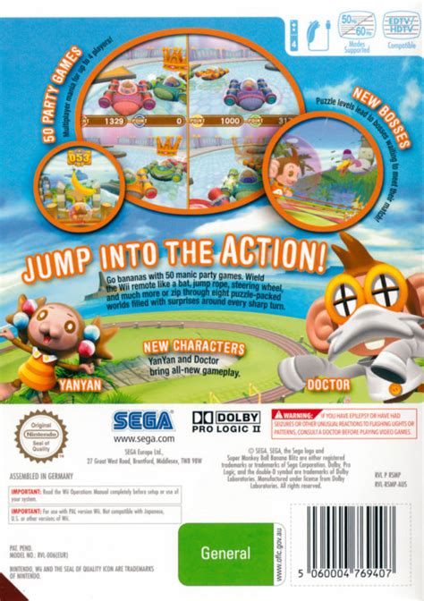 Super Monkey Ball Banana Blitz HD Box Shot For PlayStation 4 GameFAQs