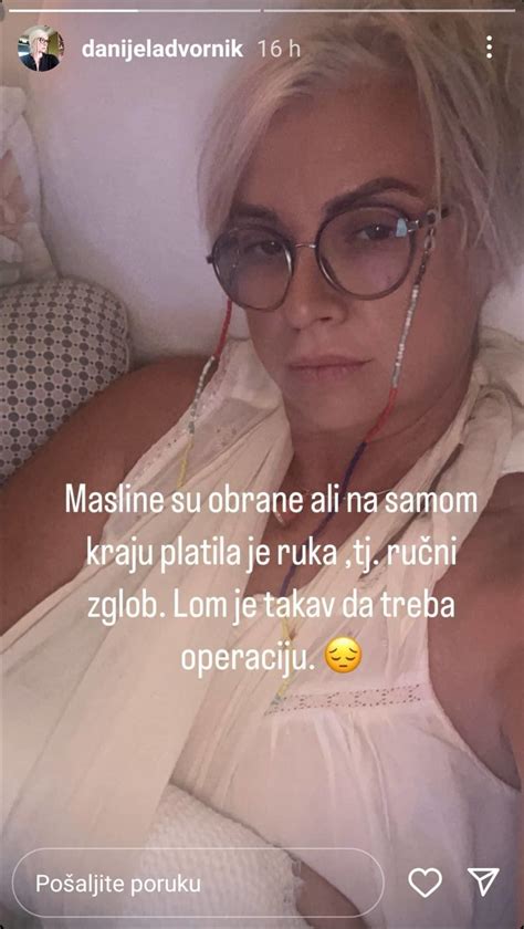 Gloria Maslina Je Obrana Ruka Je Slomljena Danijela Dvornik