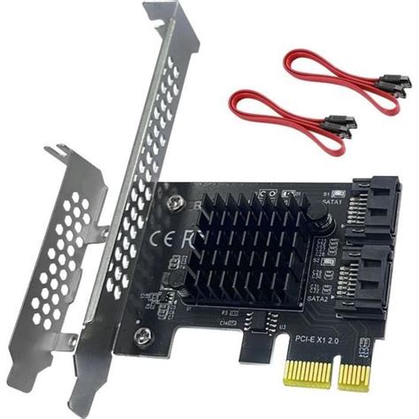 Carte D Extension Pcie Sata 3 0 2 Ports Cartes Contrôleur Sata Iii 6