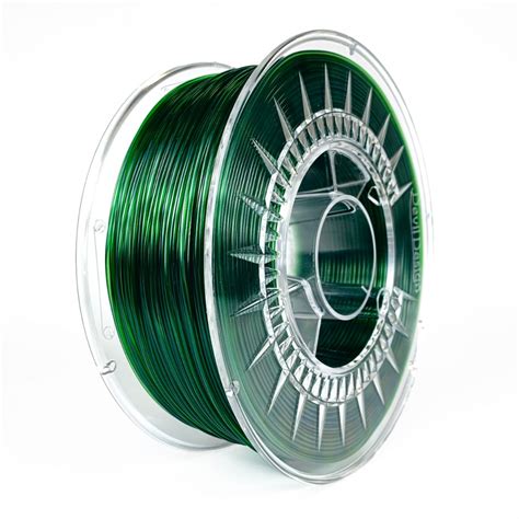 Devil Design Petg Filament Mm Kg Green Transparent Ddpetg