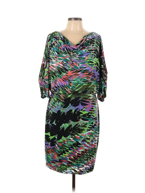 Maggy London Multi Color Black Casual Dress Size 12 89 Off Thredup