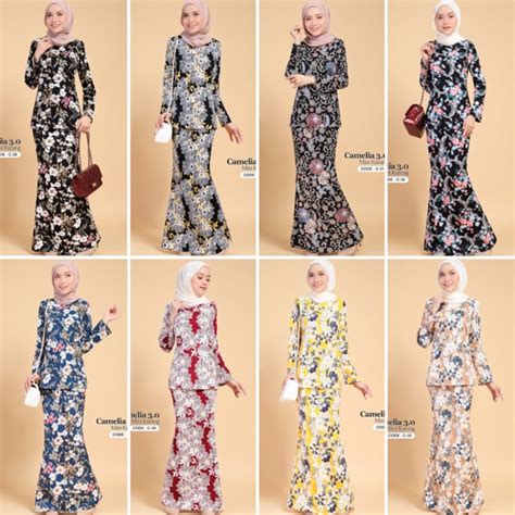 HOT ENGLISH COTTON S M L XL XXL 40 CORAK BAJU KURUNG MODEN MINI KURUNG ENGLISH