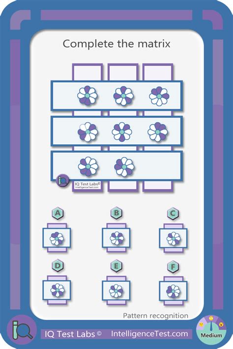 Iq Test Labs Pattern Recognition