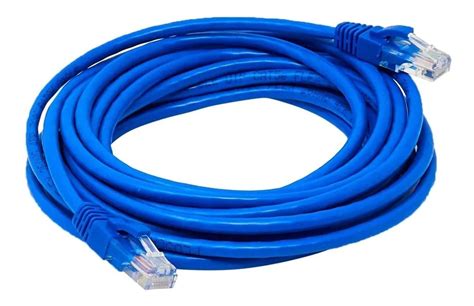 PATCH CORD CAT 5E 10m AZUL PC ETHU100BL PLUS CABLE