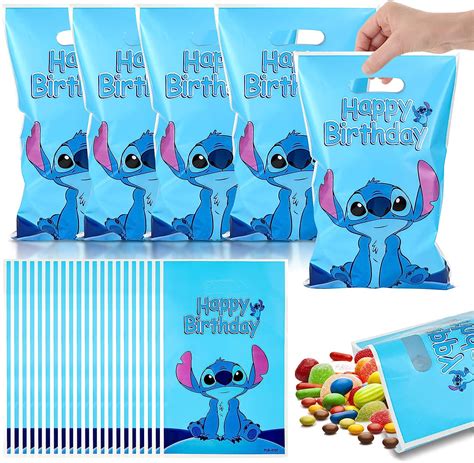 Sacs Cadeaux 50 Pièces Sacs Anniversaire Enfant Sachets Anniversaire