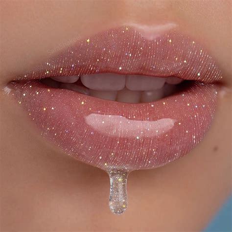 Glitter Lips 💎 Vegan Lip Gloss Shiny Lips Lip Gloss