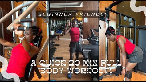 The Quickest Full Body Workout At The Gym For Weight Loss Beginner