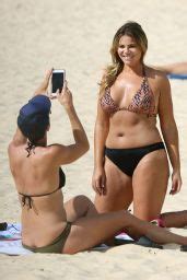 Fiona Falkiner In Bikini At Coogee Beach In Sydney Celebmafia