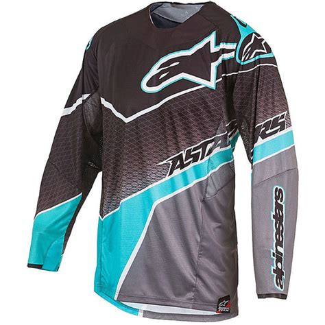 Knitted Moto Cross Enduro Alpinestars Techstar Venom Jersey Black