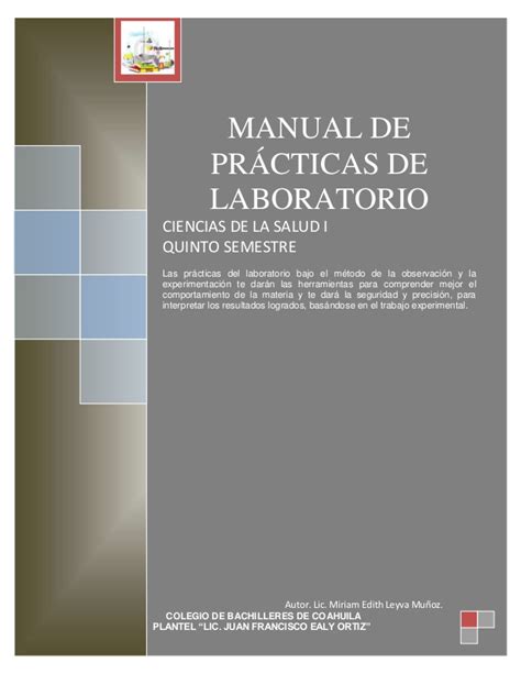 Manual De Laboratorio De FÍsica Aplicada A Las Ciencias De La Vida Y La