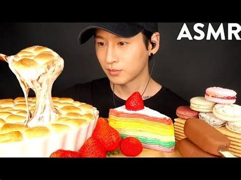 Zach Choi ASMR YouTube Crepe Cake Asmr Mukbang