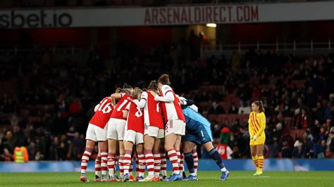 Arsenal Women V Wolfsburg Preview Stats Goals Pre Match Report News