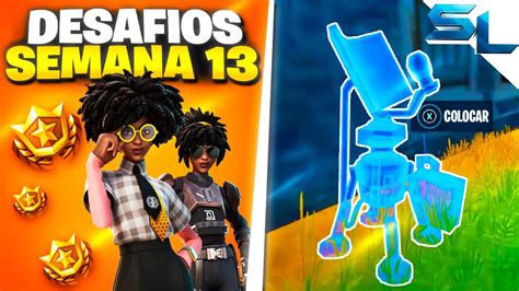 Como COMPLETAR TODAS Las MISIONES LEGENDARIAS DE LA SEMANA 13 FORTNITE