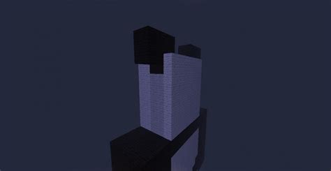 Panda Statue Minecraft Project