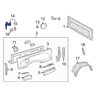 Toyota Tacoma Fuel Doors Parts Carid