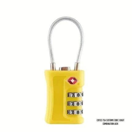 COTECi TSA Customs Code 3 Digit Combination Lock Best