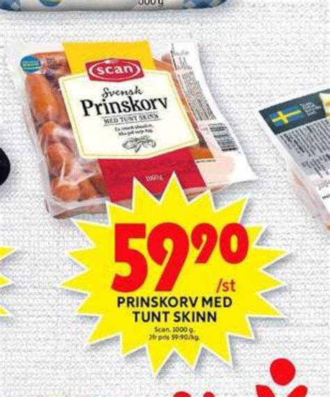 Scan Prinskorv ICA Maxi November 2020