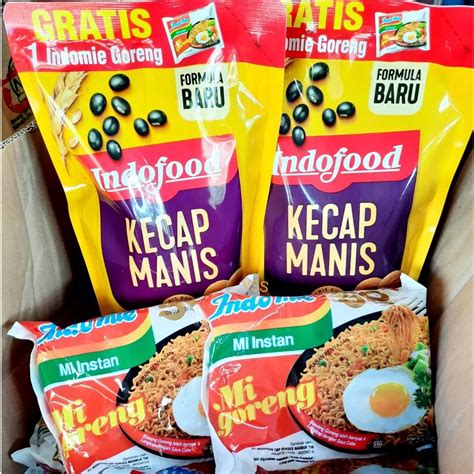 Jual KECAP MANIS INDOFOOD 520ML Free 1pcs Indomie Goreng 85gr Shopee