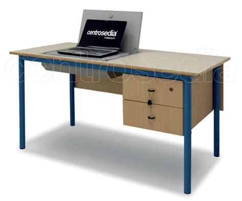 Cc2101pa Cattedra Scuola Porta Notebook 2 Cassetti Cattedre Scuola