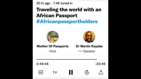 Weak Vs Strong Africa Passports Holders Dr Martin Koyabe