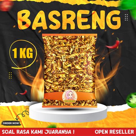 Jual BASRENG PEDAS DAUN JERUK 1KG BUMBU MELIMPAH BOS BASRENG 1 KG 500