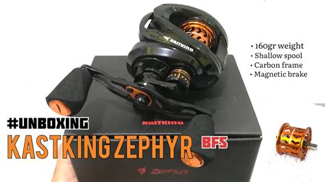 Unboxing Kastking Zephyr BFS Shallow Spool Kualitasnya YouTube