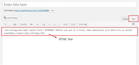 style  text  custom section themehunk