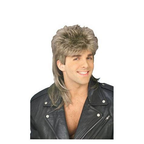 Blonde Mullet Wig Adult