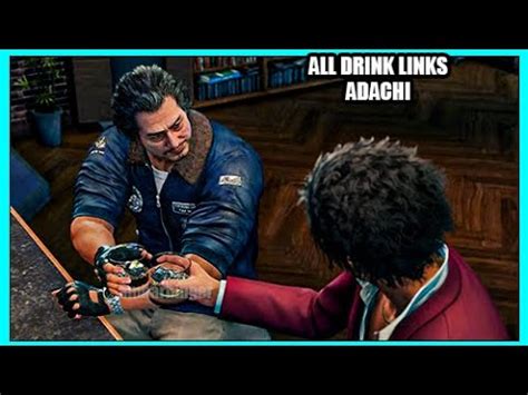 Yakuza Like A Dragon All Drink Links Koichi Adachi Full Bond YouTube