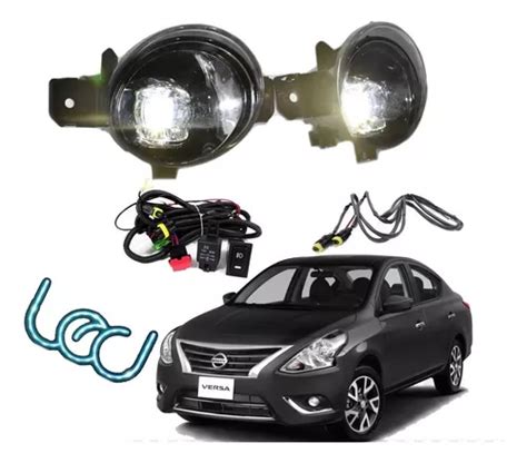 Faros Niebla Versa Leds 2015 2016 2017 2018 Con Lupa Envío gratis