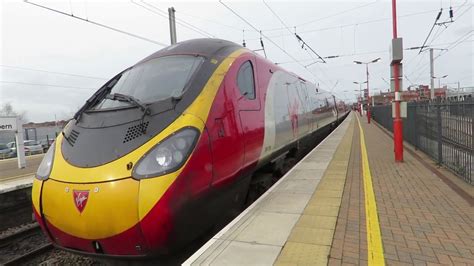 Class 390129 Virgin Pendolino Wigan North Western 19 02 2019