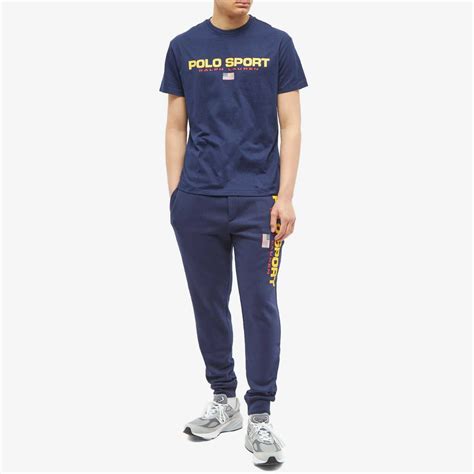 Polo Ralph Lauren Mens Polo Sport T Shirt In Cruise Navy Polo Ralph Lauren