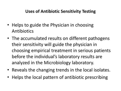 Antibiotic Sensitivity Test Ppt By Dr C P Prince Ppt