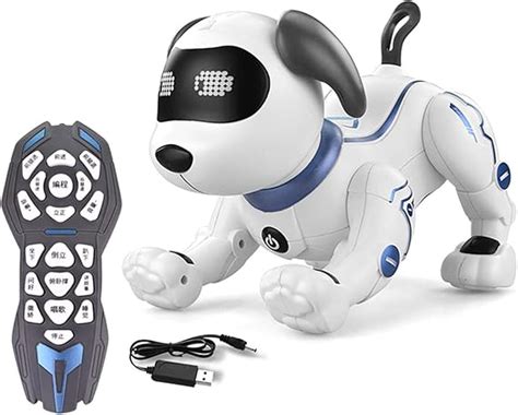 Robot Dog Robô Cães Que Atuam Como Um Verda Brinquedo Controle Voz