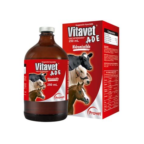 Vitavet ADE Vitaminas Farvet Veterinaria