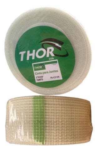 Cinta Fibra Para Tabla Yeso Thor 2x250 76mts Agencia Global