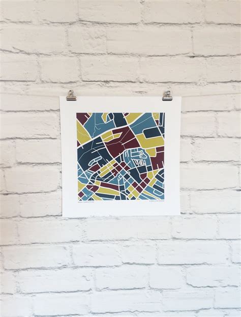 NoDa Charlotte NC Map Print