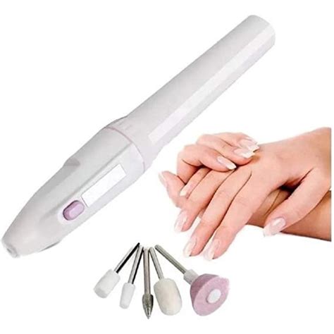 Kit Aparelho Lixa Unha Manicure Pedicure Port Til El Trico Profissional